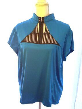 Jamie Sadock Blue Golf Shirt XL